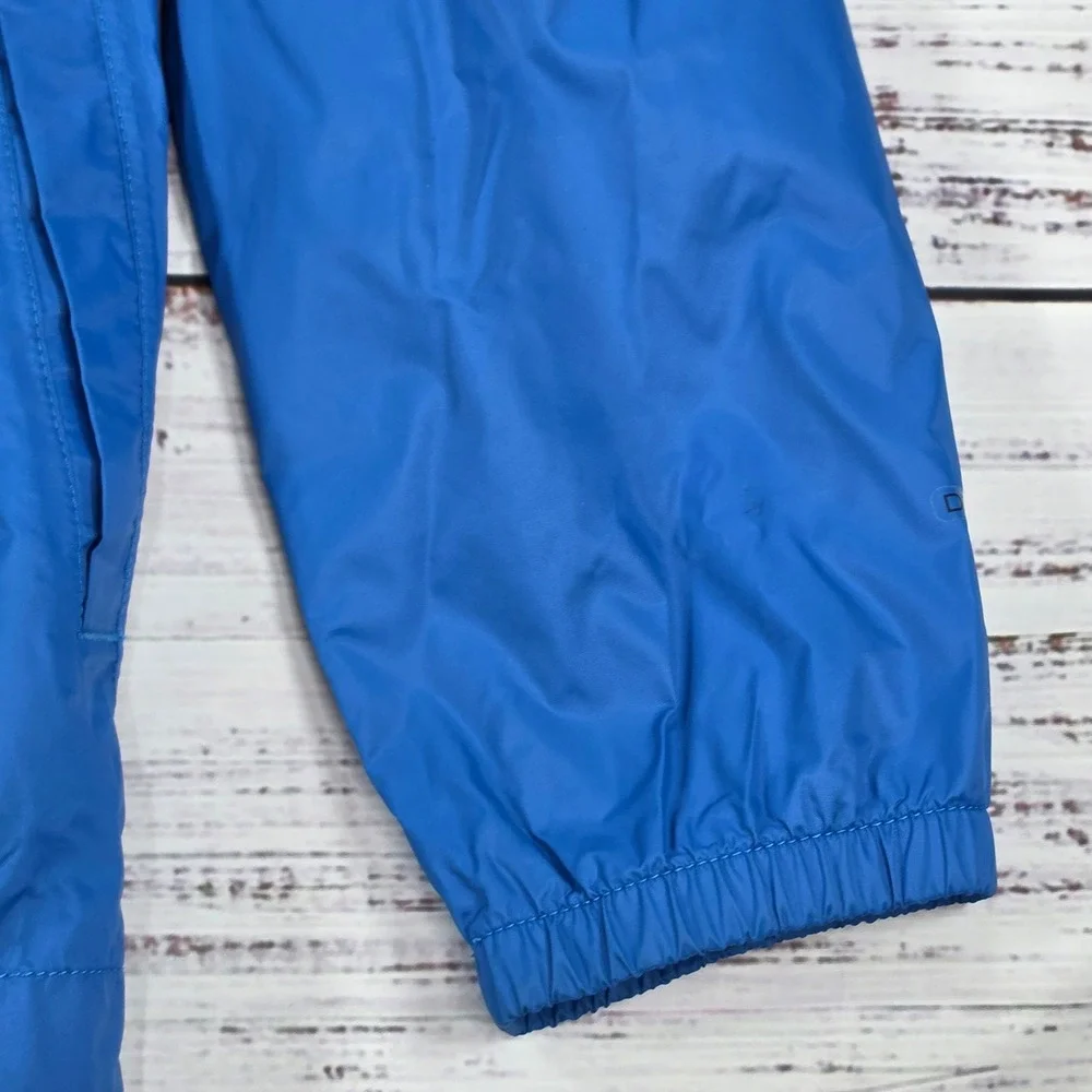 The North Face Windbreaker Jacket Boys XL 18/20 Blue Excellent Hooded Full Zip